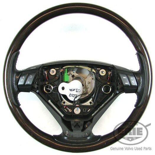 Volvo Wood Grain 3 Spoke Steering Wheel for S60 S80 V70 XC90 2003 2004